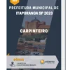 Apostila Carpinteiro Prefeitura de Itaporanga SP 2023