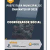 Apostila Coordenador Social Prefeitura de Chavantes SP 2023