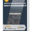 Apostila Costureira Prefeitura de Mirante do Paranapanema SP 2023