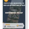 Apostila Enfermeiro do ESF Prefeitura São Luiz do Paraitinga SP 2023