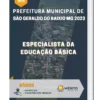 Apostila Especialista Da Educação Básica Prefeitura de São Geraldo do Baixio MG 2023