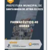 Apostila Farmacêutico 40 Horas Prefeitura de Santa Maria de Jetibá ES 2023