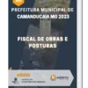 Apostila Fiscal De Obras E Posturas Prefeitura de Camanducaia MG 2023