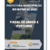 Apostila Fiscal de Obras e Posturas Prefeitura de Rio Rufino SC 2023