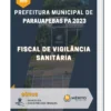 Apostila Fiscal de Vigilância Sanitária Prefeitura de Parauapebas PA 2023