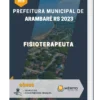 Apostila Fisioterapeuta Prefeitura de Arambaré RS 2023