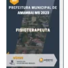 Apostila Fisioterapeuta Prefeitura de Amambai MS 2023