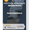 Apostila Fisioterapeuta Prefeitura de Imbituva PR 2023