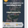Apostila Fisioterapeuta Prefeitura de Guaporema PR 2023
