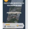 Apostila Fisioterapeuta Prefeitura de Vila Pavão ES 2023