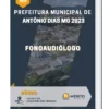 Apostila Fonoaudiólogo Prefeitura de Antônio Dias MG 2023