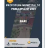 Apostila Gari Prefeitura de Paranapuã SP 2023