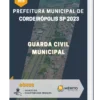 Apostila Guarda Civil Municipal Prefeitura de Cordeirópolis SP 2023