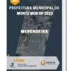 Apostila Merendeira Prefeitura de Monte Mor SP 2023