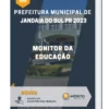 Apostila Monitor da Educação Prefeitura de Jandaia do Sul PR 2023