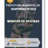 Apostila Monitor de Oficinas Prefeitura de Guaporema PR 2023