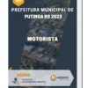 Apostila Motorista Prefeitura de Putinga RS 2023