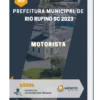 Apostila Motorista Prefeitura de Rio Rufino SC 2023