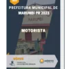 Apostila Motorista Prefeitura de Marumbí PR 2023