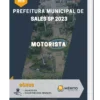 Apostila Motorista Prefeitura de Sales SP 2023