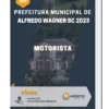 Apostila Motorista Prefeitura de Alfredo Wagner SC 2023