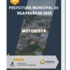 Apostila Motorista Prefeitura de Vila Pavão ES 2023