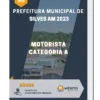 Apostila Motorista Categoria A Prefeitura de Silves AM 2023