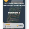 Apostila Motorista D Prefeitura de Santa Rita do Trivelato MT 2023