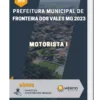 Apostila Motorista I Prefeitura de Fronteira dos Vales MG 2023
