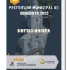 Apostila Nutricionista Prefeitura de Sengés PR 2023