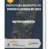 Apostila Nutricionista Prefeitura de Pontes e Lacerda MT 2023