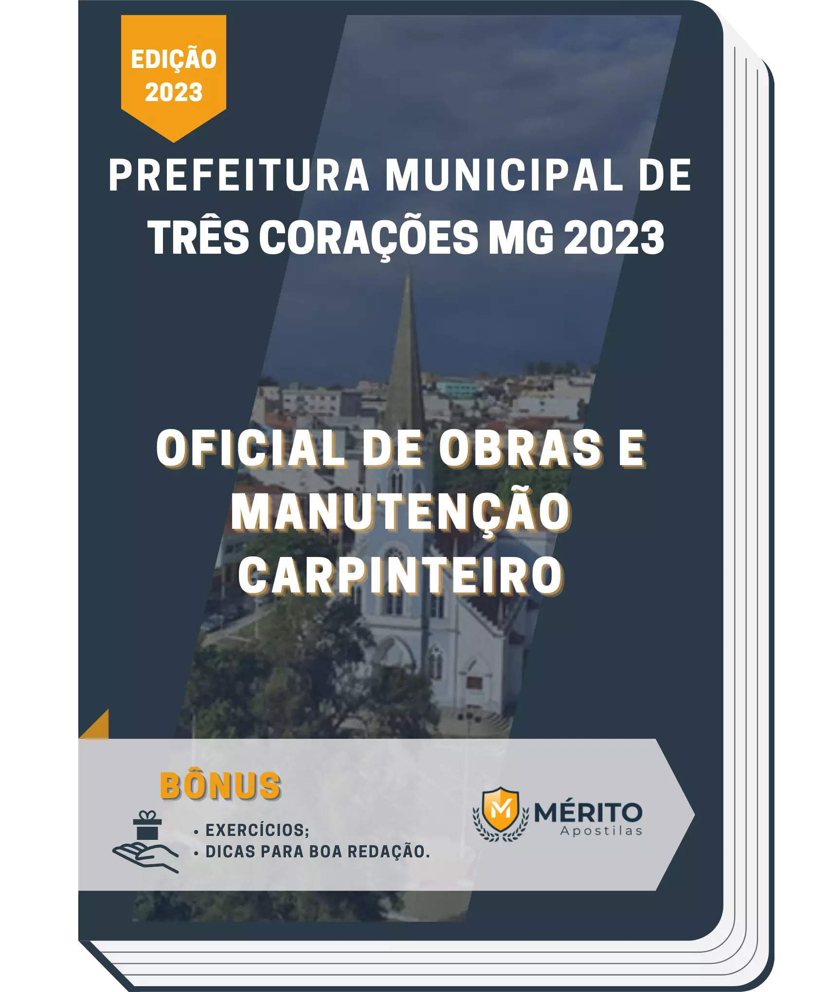 Apostila Oficial De Obras E Manutenção Carpinteiro Prefeitura de Três Corações MG 2023
