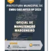 Apostila Oficial de Manutenção Marceneiro Prefeitura de Embu das Artes SP 2023