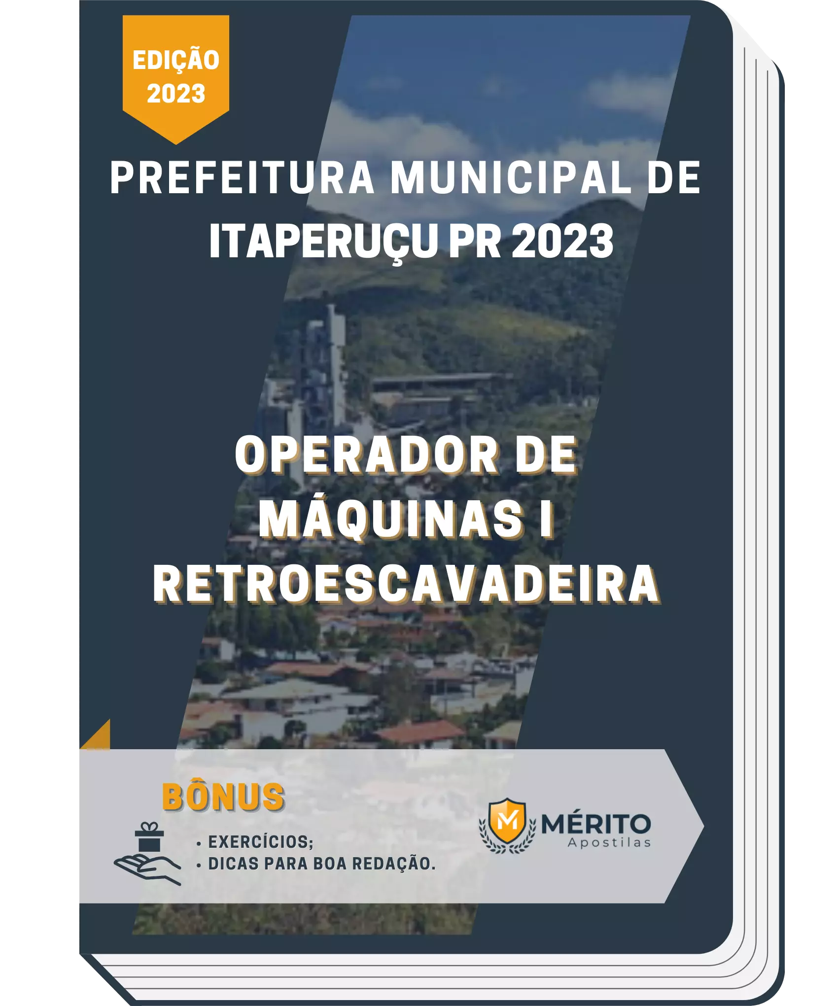 Apostila Operador De Máquinas I Retroescavadeira Prefeitura de Itaperuçu PR 2023