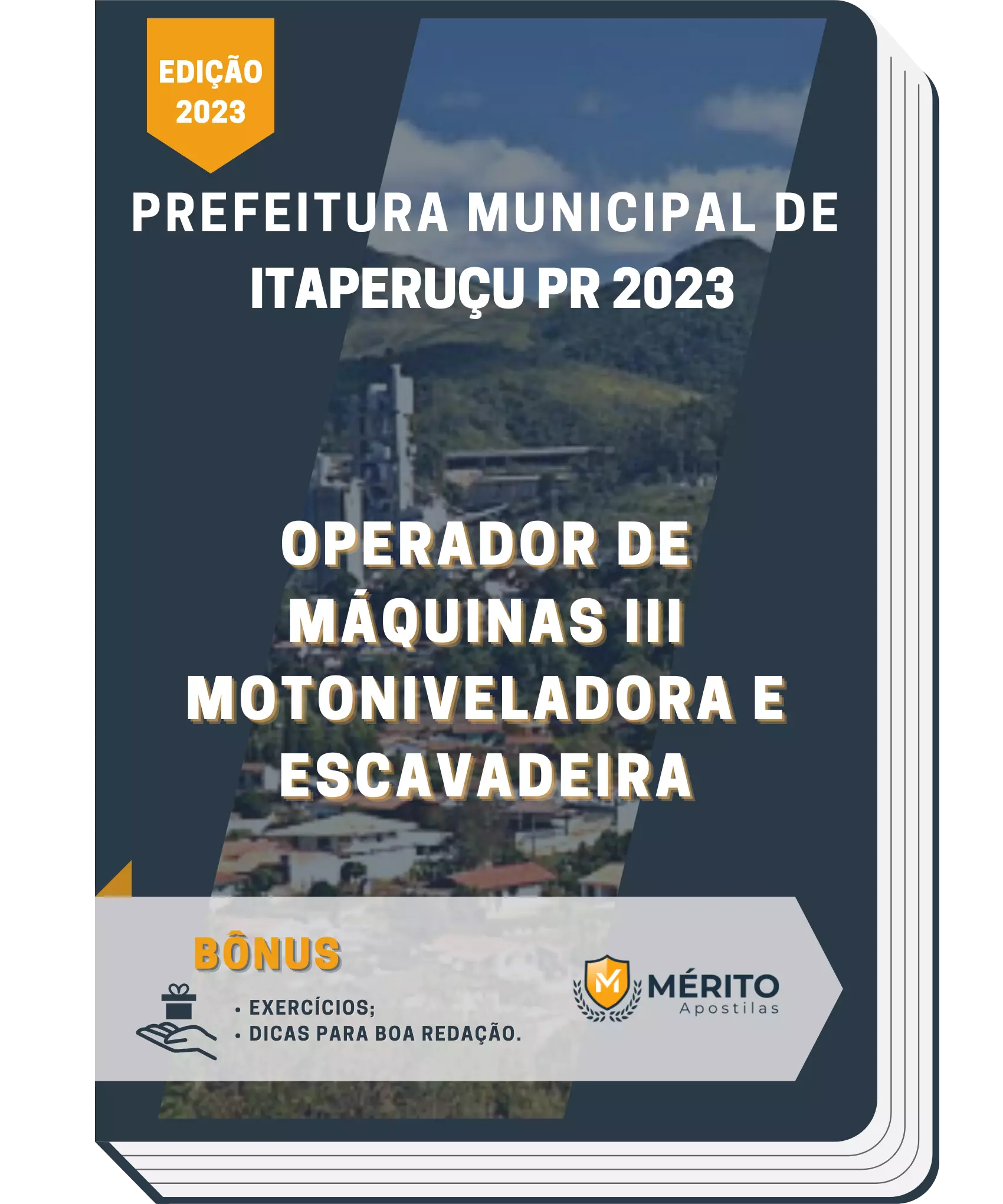 Apostila Operador De Máquinas III Motoniveladora E Escavadeira Prefeitura de Itaperuçu PR 2023