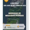 Apostila Operador De Máquinas Pesadas Concurso São José do Rio Pardo SP 2023