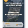 Apostila Operador de Máquinas Pesadas Prefeitura de Antônio Dias MG 2023