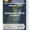Apostila Operador de Trator de Pneus Prefeitura de Rodeio SC 2023