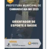 Apostila Orientador De Esporte E Saúde Prefeitura de Camanducaia MG 2023