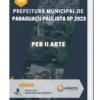 Apostila PEB II Arte Prefeitura de Paraguaçu Paulista SP 2023