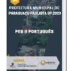 Apostila PEB II Português Prefeitura de Paraguaçu Paulista SP 2023