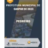 Apostila Pedreiro Prefeitura de Gaspar SC 2023