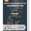 Apostila Pintor Prefeitura de Guaporema PR 2023