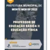 Apostila Professor De Educação Básica II Educação Física Prefeitura de Monte Mor SP 2023