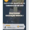 Apostila Professor Educação Básica I Prefeitura de Camanducaia MG 2023
