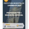 Apostila Professor PEB I Educação Especial Prefeitura de Lagoinha SP 2023