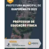 Apostila Professor de Educação Física Prefeitura de Guaporema PR 2023