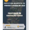 Apostila Professor de Educação Física Prefeitura de Pontes e Lacerda MT 2023