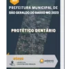 Apostila Protético Dentário Prefeitura de São Geraldo do Baixio MG 2023