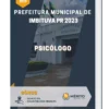 Apostila Psicólogo Prefeitura de Imbituva PR 2023